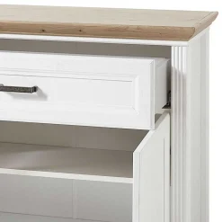 Wohnen Schuhschränke*93x102x41 Landhaus Schuhschrank mit Schublade - Nurelcas