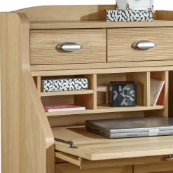 Wohnen 70x120x45 Landhaus Sekretär in Eiche - Mapilia