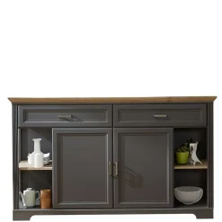 Wohnen Sideboards*171x102x48 Landhaus Sideboard in Grau - Thumbs