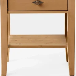 Wohnen Flurkommoden*58x79x35 Landhaus Tisch Kommode mit zwei Schubladen - Eshelas