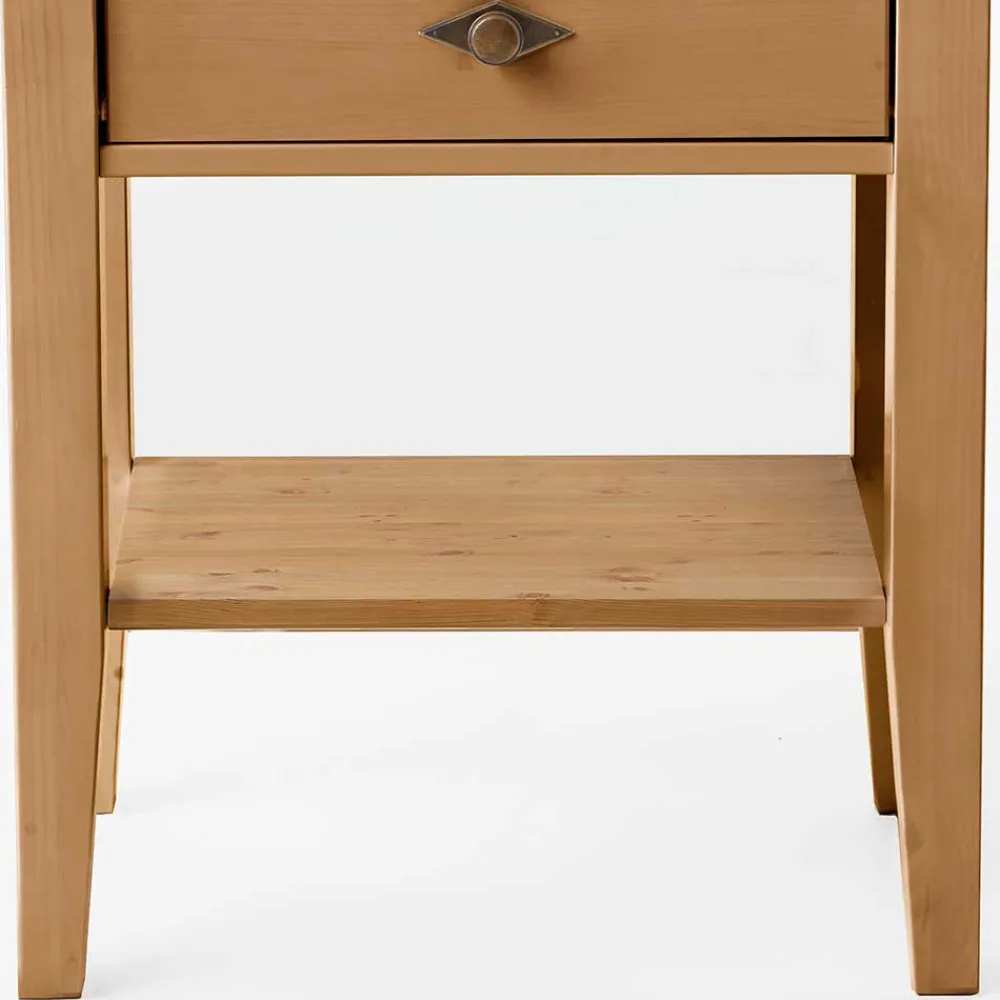 Wohnen Flurkommoden*58x79x35 Landhaus Tisch Kommode mit zwei Schubladen - Eshelas