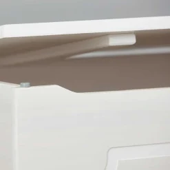 Wohnen 89x53x47 Landhaus Truhe in Weiß - Vaslui