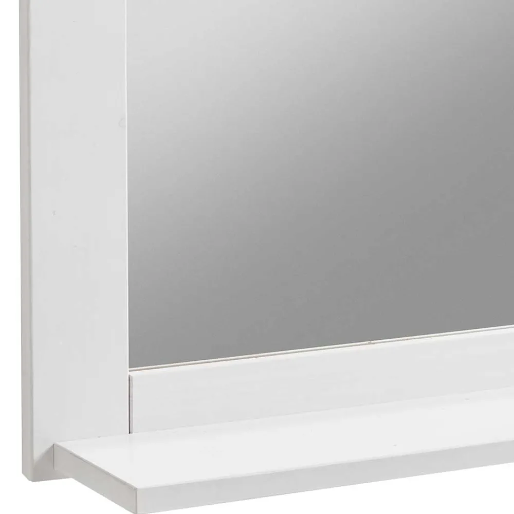 Wohnen Skandinavische Möbel|Weiße Möbel*65x85x14 Landhausspiegel in Weiß - Satumare