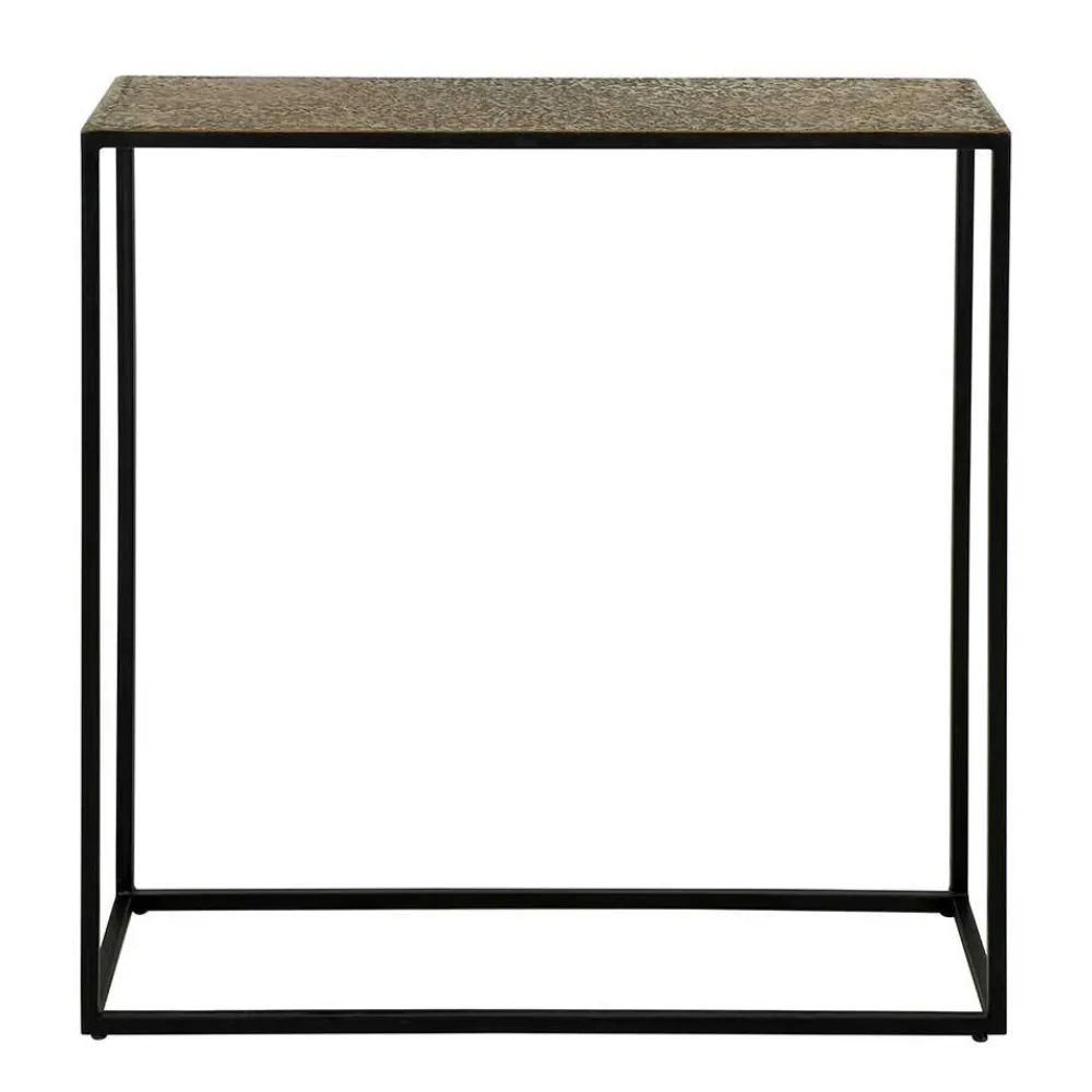 Wohnen Telefontische*75x75x25 Metall Konsolentisch in Bronze - Christine