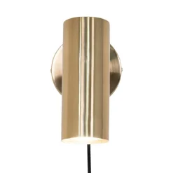 Wohnen 10x22x15 Metall Wandleuchte in Messing - Laganca