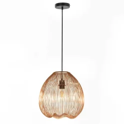 Wohnen 35x150x35 Moderne Hängelampe in Messingfarben - Timur