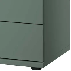 Wohnen 50x57x36 Nachtkommode in Graugrün - Rajavo