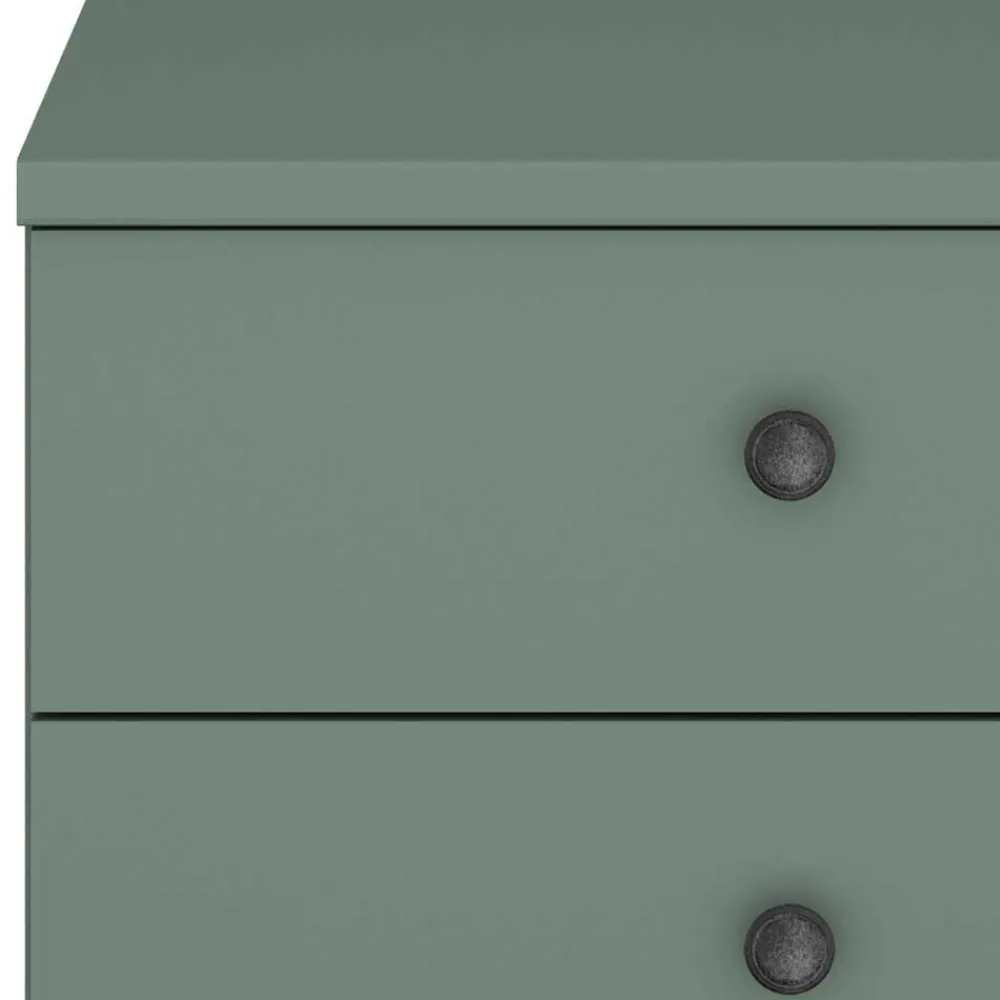 Wohnen 50x57x36 Nachtkommode in Graugrün - Rajavo
