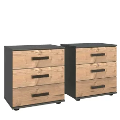 Wohnen 52x58x38 Nachtkommode in Tanne Dekor - Ardila