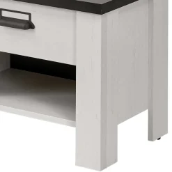 Wohnen Nachttische|Sideboards & Kommoden*60x46x39 Nachtkommode mit Fach und Schublade - Tramos