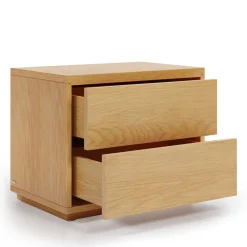 Wohnen 53x44x36 Nachtkommode mit Sockel - Elastian