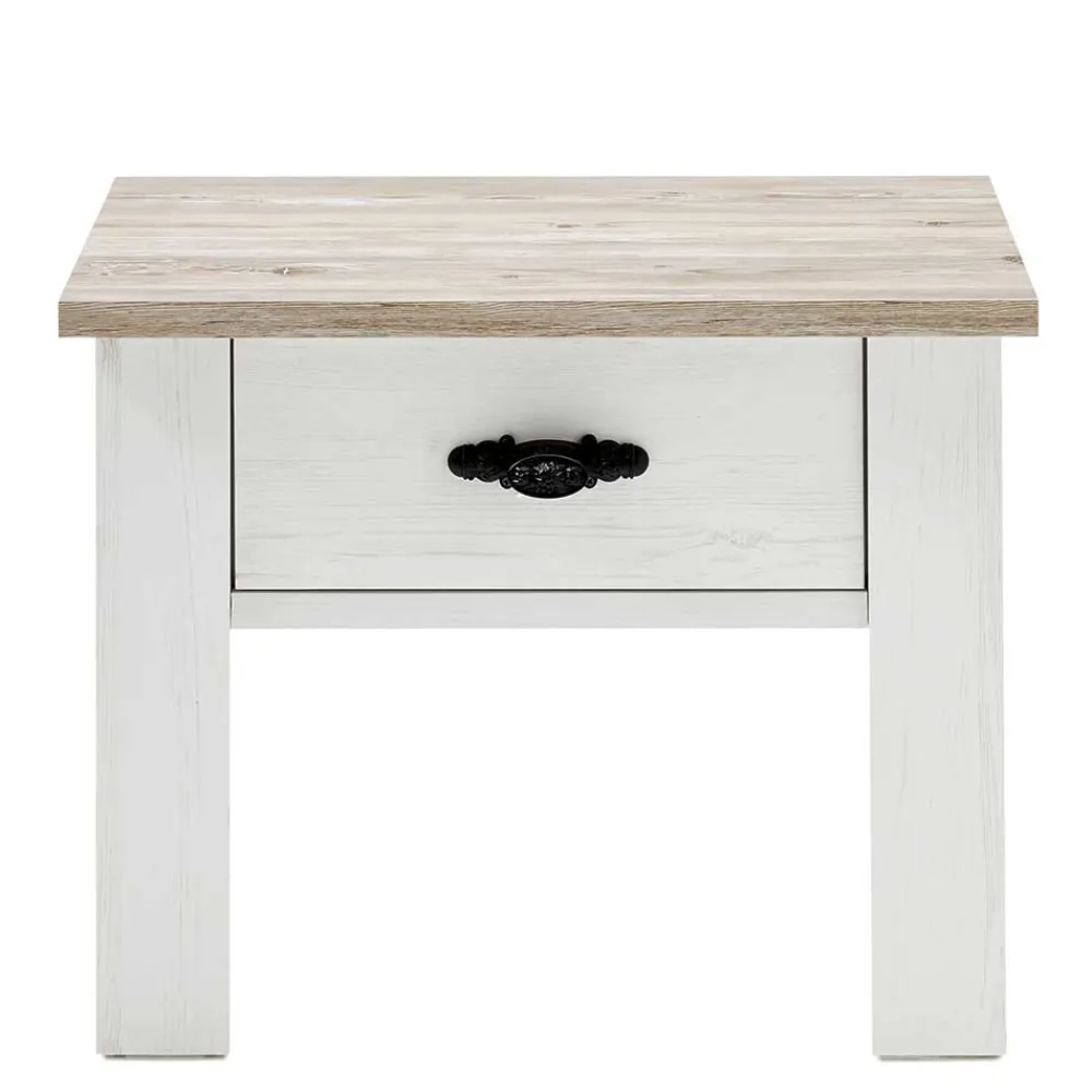 Wohnen 58x45x40 Nachtkonsole mit Schublade - Nedita