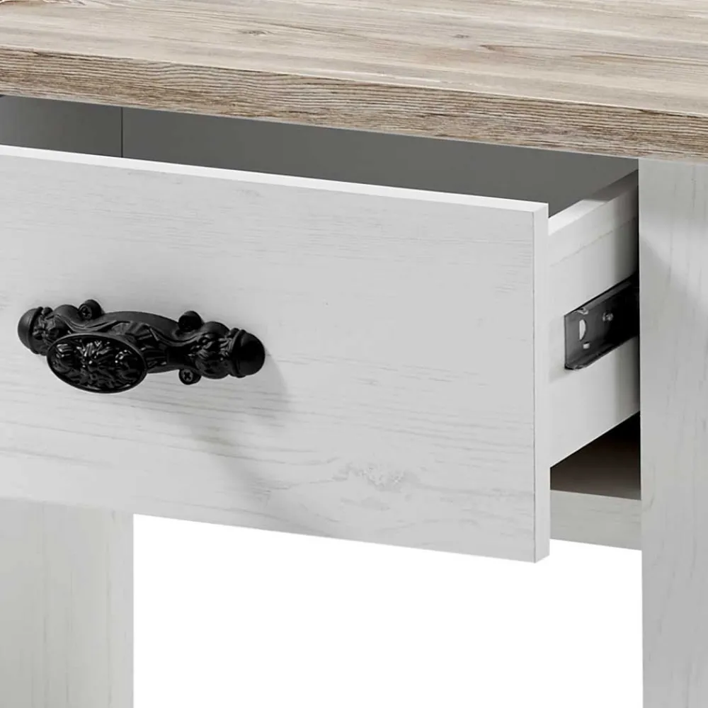 Wohnen 58x45x40 Nachtkonsole mit Schublade - Nedita