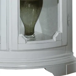 Wohnen Wohnzimmerschränke|Vintage Möbel*52x112x52 Niedrige Eckvitrine im Vintage Look - Zarinas