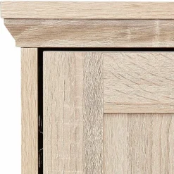 Wohnen Esszimmerschränke*81x116x39 Officeschrank Sekretär in Eiche Dekor - Rienva