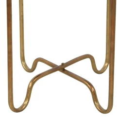 Wohnen Orientalische Möbel*41x51x41 Orient Beistelltisch mit Spiegelglas - Delamaro