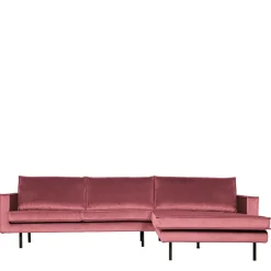 Wohnen Schwarze Möbel|Retro Möbel*300x85x155 Polsterecke in Pink & Schwarz - Majanco