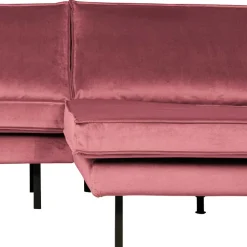 Wohnen Schwarze Möbel|Retro Möbel*300x85x155 Polsterecke in Pink & Schwarz - Majanco