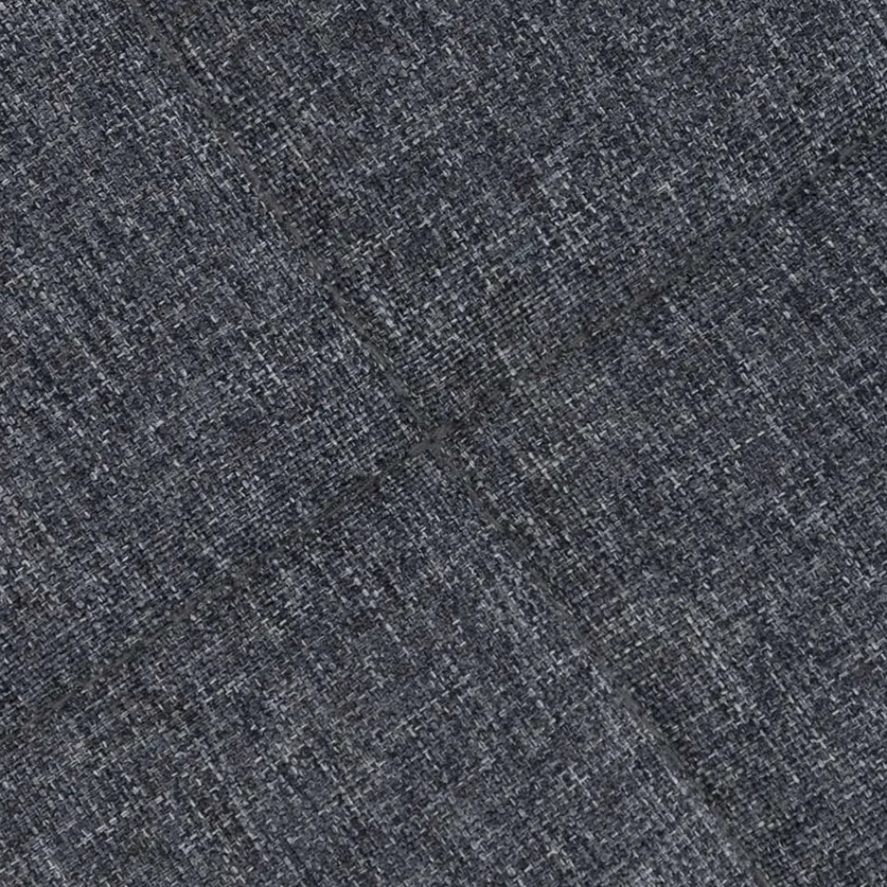 Wohnen 32x47x32 Polsterhocker in Anthrazit Stoff - Zoom
