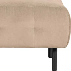 Wohnen 90x45x90 Polsterhocker in Cremefarben - Leoniara