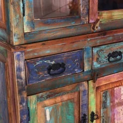 Wohnen 160x190x40 Recyclingholz Anrichte im Shabby Chic - Jamaica