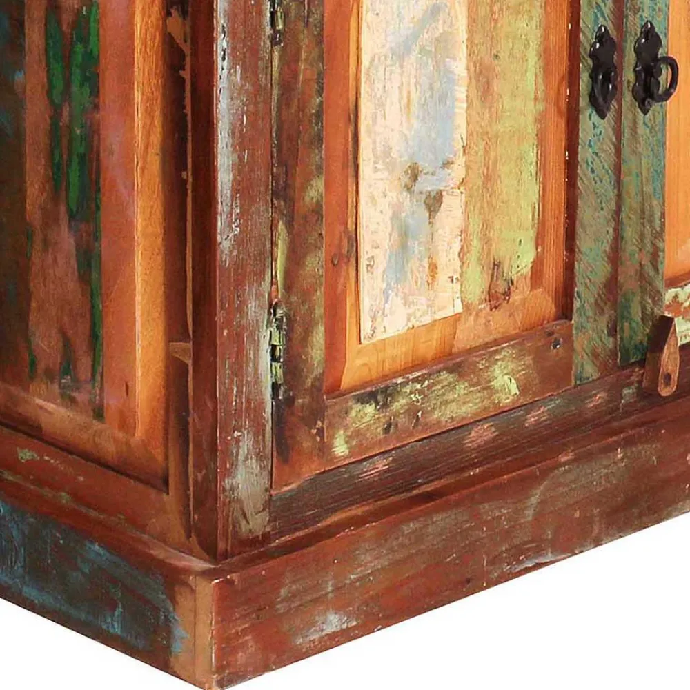 Wohnen 160x190x40 Recyclingholz Anrichte im Shabby Chic - Jamaica