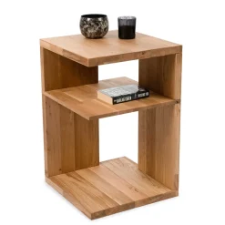 Wohnen Telefontische*40x60x40 Regal Beistelltisch aus Massivholz - Cariba