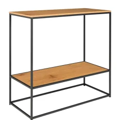 Wohnen Telefontische*80x80x36 Regal Konsolentisch in Eiche Optik - Genyna