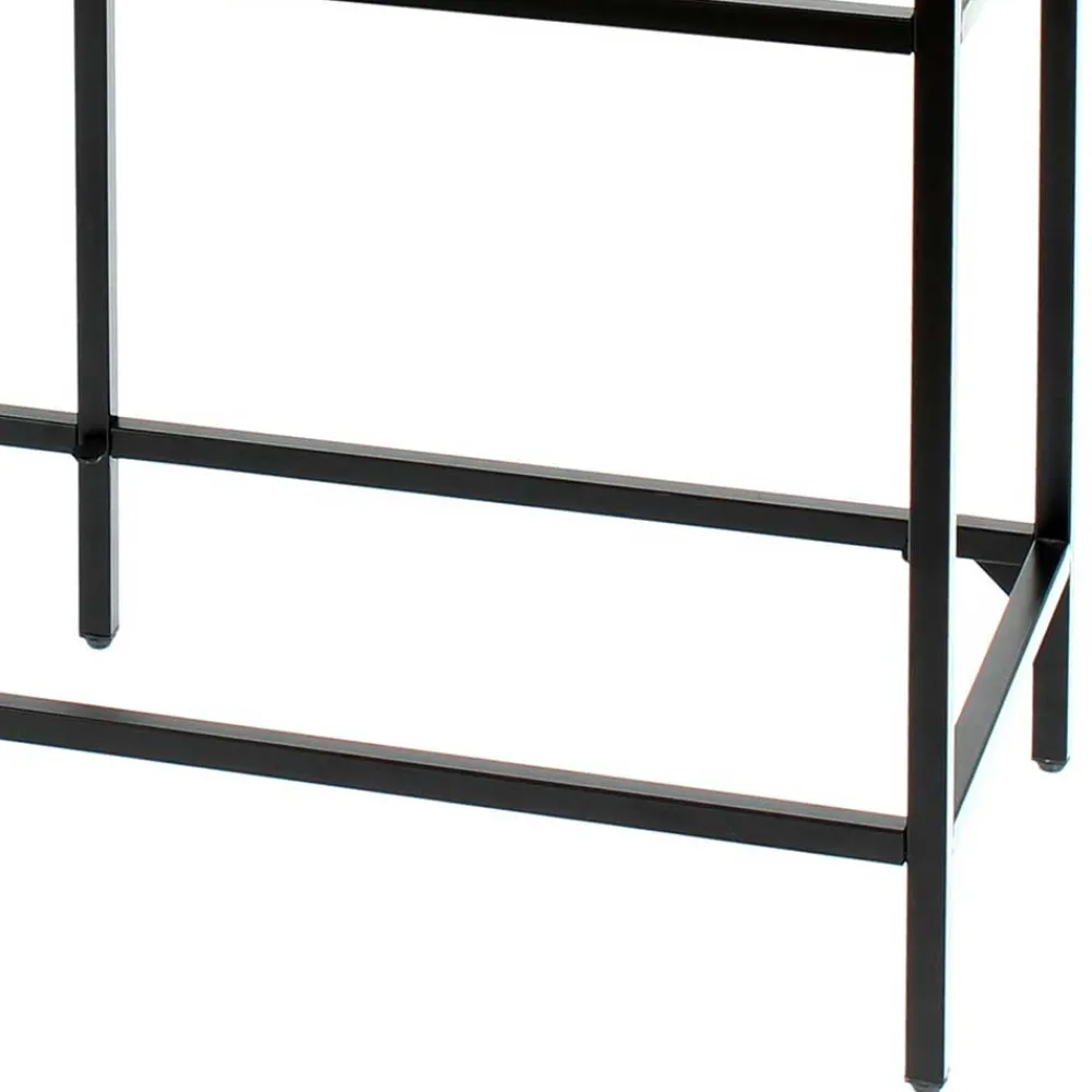 Wohnen 100x93x36 Regal mit drei - Glasablagen