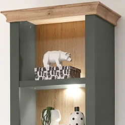 Wohnen 68x207x45 Regal mit Schublade & 11 Fächern - Eylan