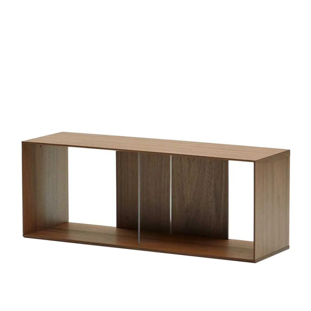 Wohnen 101x38x30 Regel Element in Nussbaum Furnier - Lician