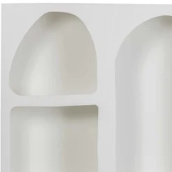 Wohnen Wohnzimmer-Regale|Retro Möbel*95x180x32 Retro Design Regal in Weiß - Tom