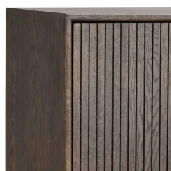 Wohnen 160x75x42 Retro Design Sideboard in Eiche dunkel - Cuzliav