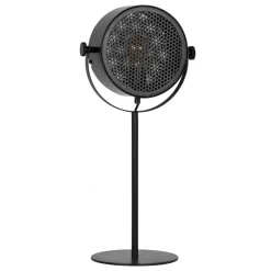 Wohnen 20x60x20 Retro Tischleuchte in Schwarz - Nadelles