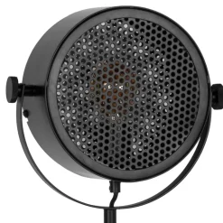 Wohnen 20x60x20 Retro Tischleuchte in Schwarz - Nadelles