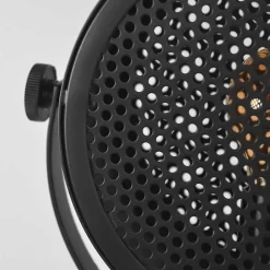 Wohnen 20x60x20 Retro Tischleuchte in Schwarz - Nadelles