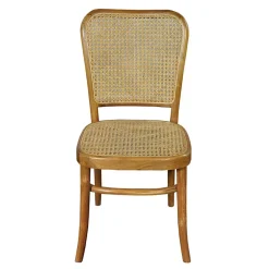 Wohnen Retro Möbel|Küchenstühle*44x93x53 Retrostuhl aus Teakholz - Adne