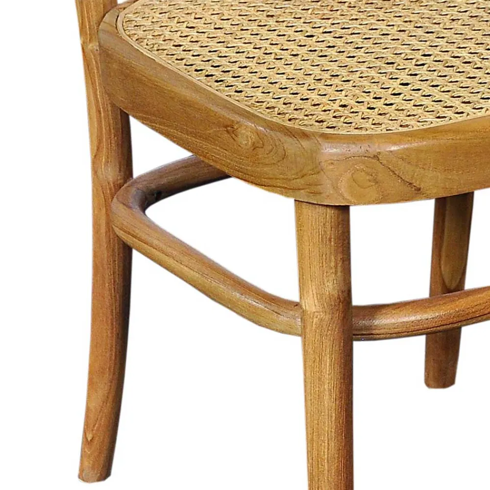 Wohnen Retro Möbel|Küchenstühle*44x93x53 Retrostuhl aus Teakholz - Adne