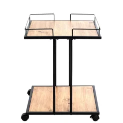 Wohnen Servierwagen|Teewagen*45x60x45 Rollbarer Beistelltisch quadratisch - Jonida