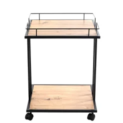 Wohnen Servierwagen|Teewagen*45x60x45 Rollbarer Beistelltisch quadratisch - Jonida