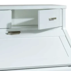 Wohnen 85x117x44 Scandi Chic Sekretär in Weiß - Pray