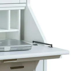 Wohnen 85x117x44 Scandi Chic Sekretär in Weiß - Pray