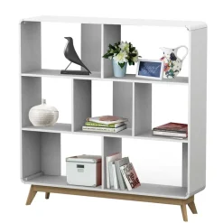 Wohnen 122x126x29 Scandi Regal mit abgerundeten Ecken - Kolreva