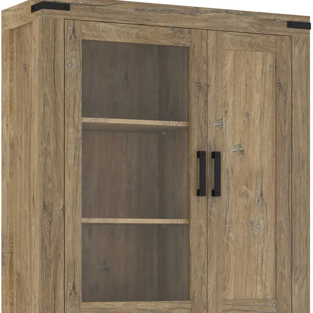 Wohnen 110x200x40 Schrank in Eiche Dunkel - Yoziska