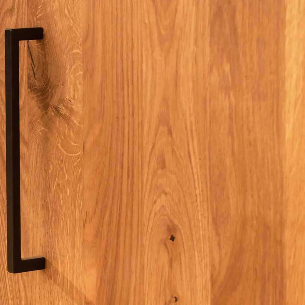 Wohnen Schwarze Möbel|Flurkommoden*97x95x45 Schrank mit Fach & Schubladen & Türen - Kerfa