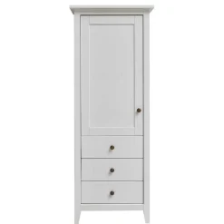 Wohnen 58x150x40 Schrank mit Tür und drei Schubladen - Astinion