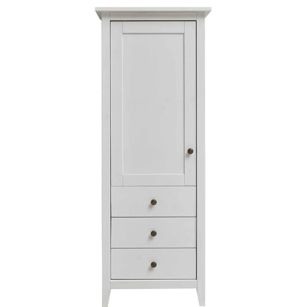 Wohnen 58x150x40 Schrank mit Tür und drei Schubladen - Astinion