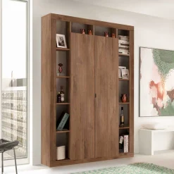 Wohnen 134x217x40 Schrank mit zwei Türen - Cosmonata