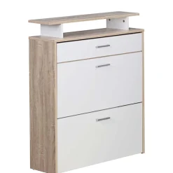 Wohnen Schuhschränke*80x95x24 Schuhkommode mit zwei Klappen & Schublade - Crimera