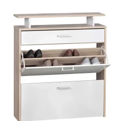 Wohnen Schuhschränke*80x95x24 Schuhkommode mit zwei Klappen & Schublade - Crimera